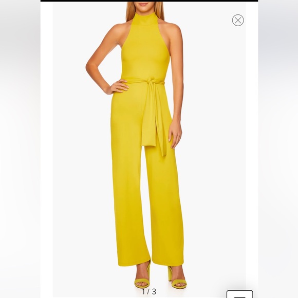 Susana Monaco Pants - NWT Susana Monaco Mock Neck Open Back Jumpsuit